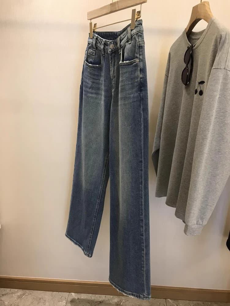 ストレートデニム 大人シンプルデニム