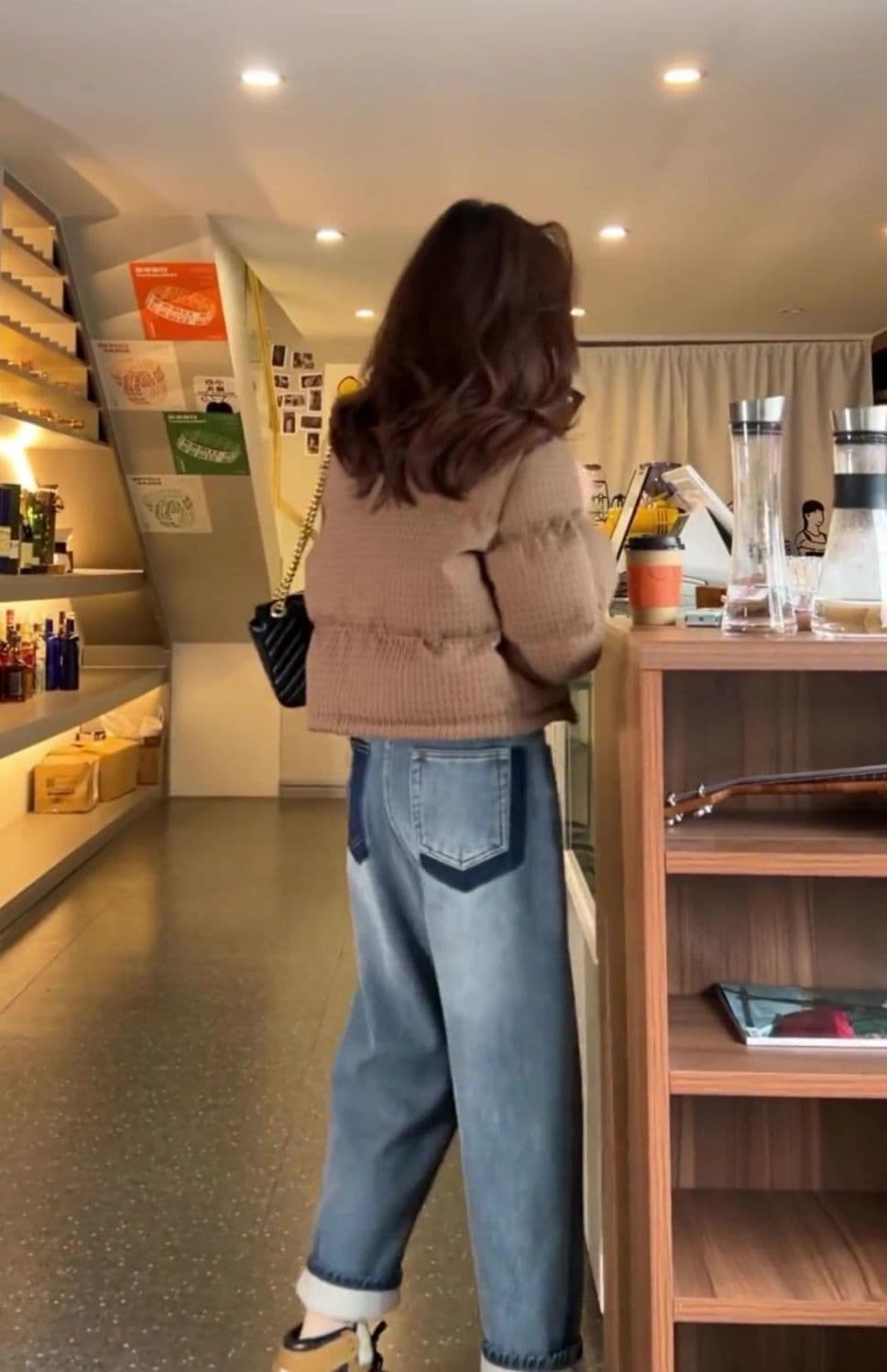 ゆったりストレートデニム