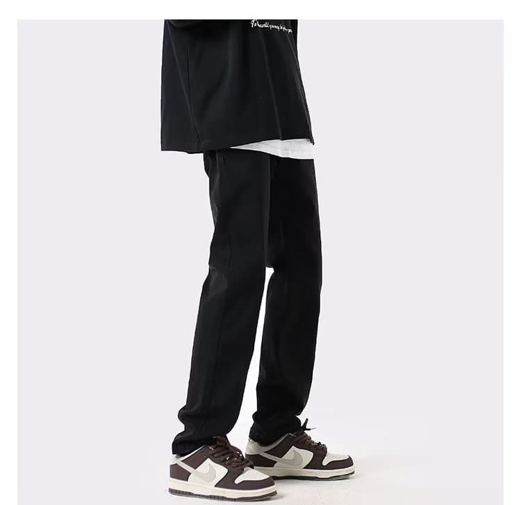シンプル ストレートデニム