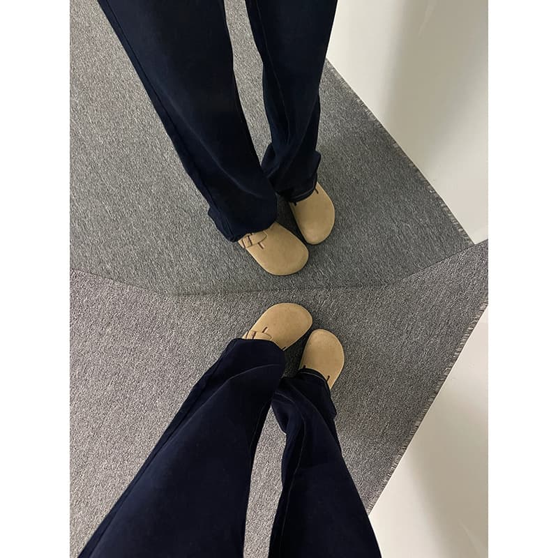 ゆるだぼシルエット ストレートデニム
