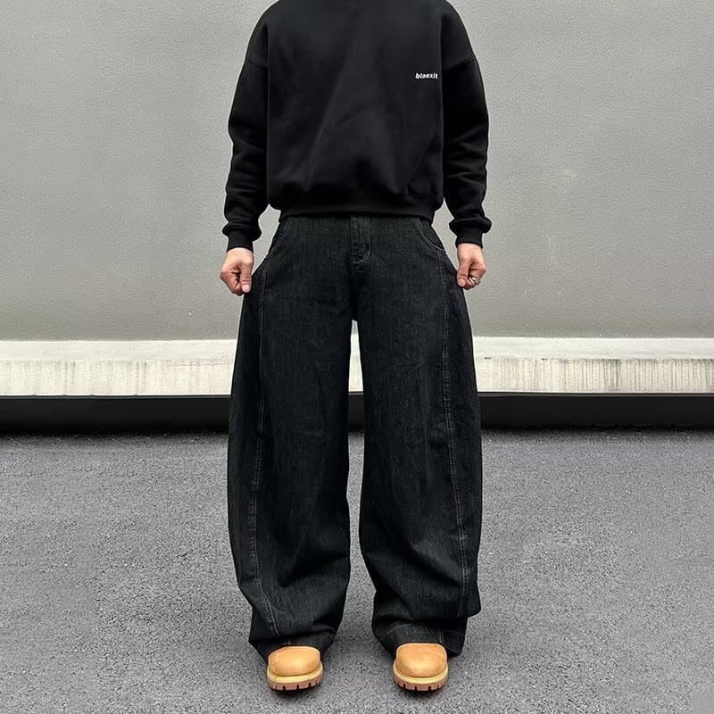 ストレートデニム ゆったりシルエット デニム