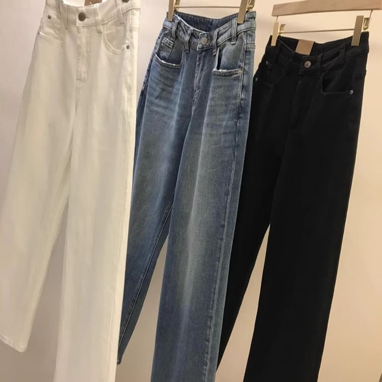 ストレートデニム 大人シンプルデニム