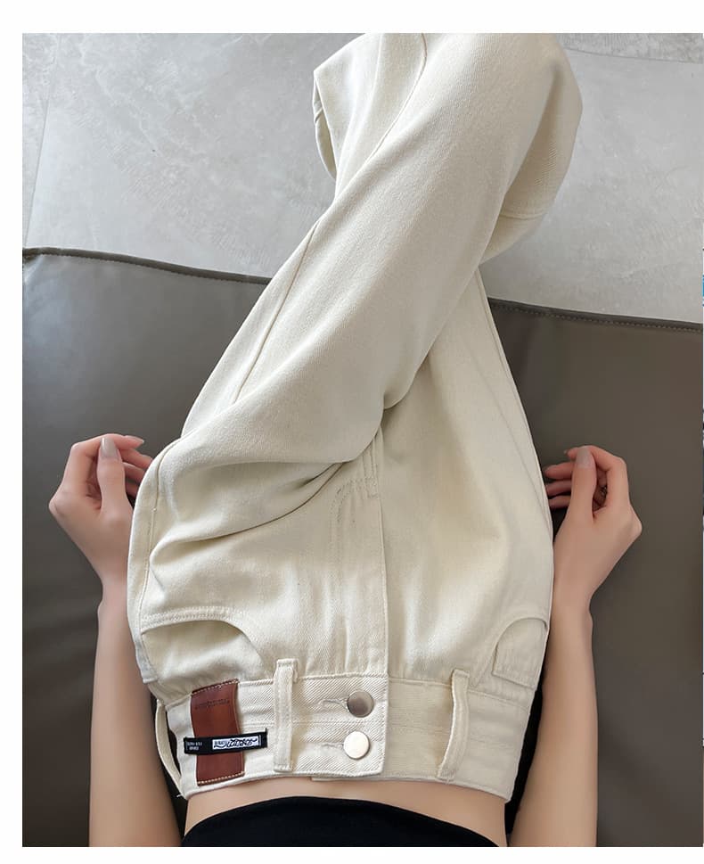 シンプル美脚ストレートデニム