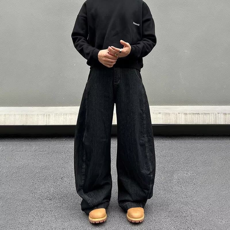 ストレートデニム ゆったりシルエット デニム