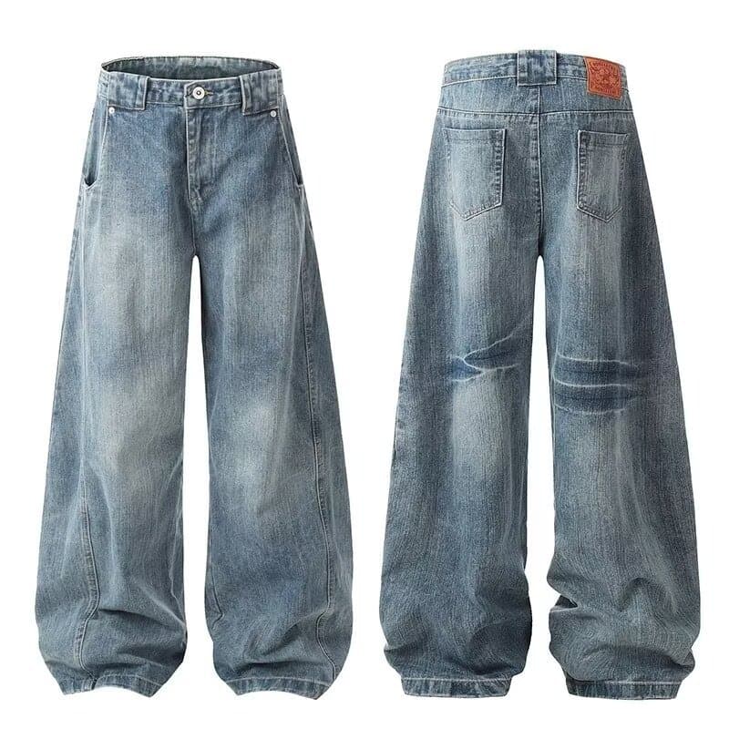 ストレートデニム ふんわりシルエットデニムパンツ