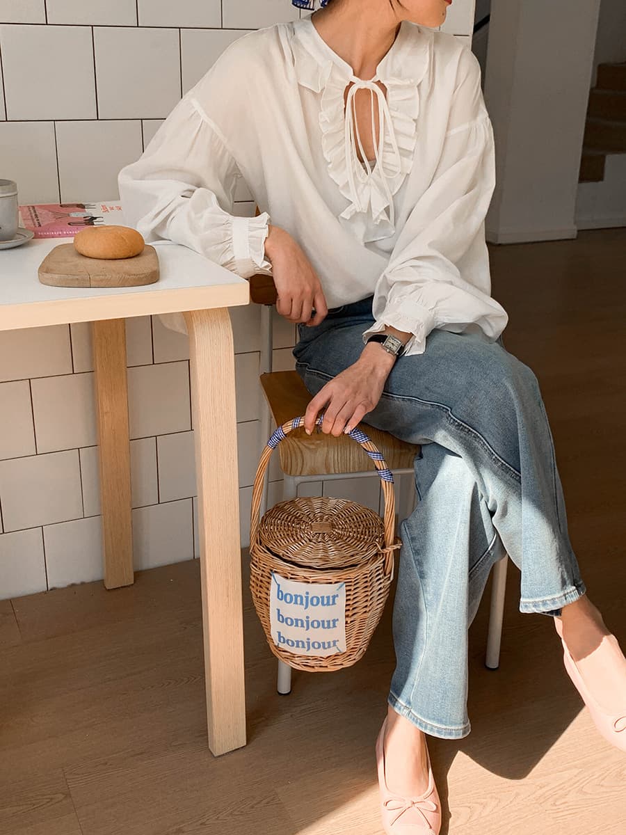 ゆったりシルエット リラックスストレートデニム