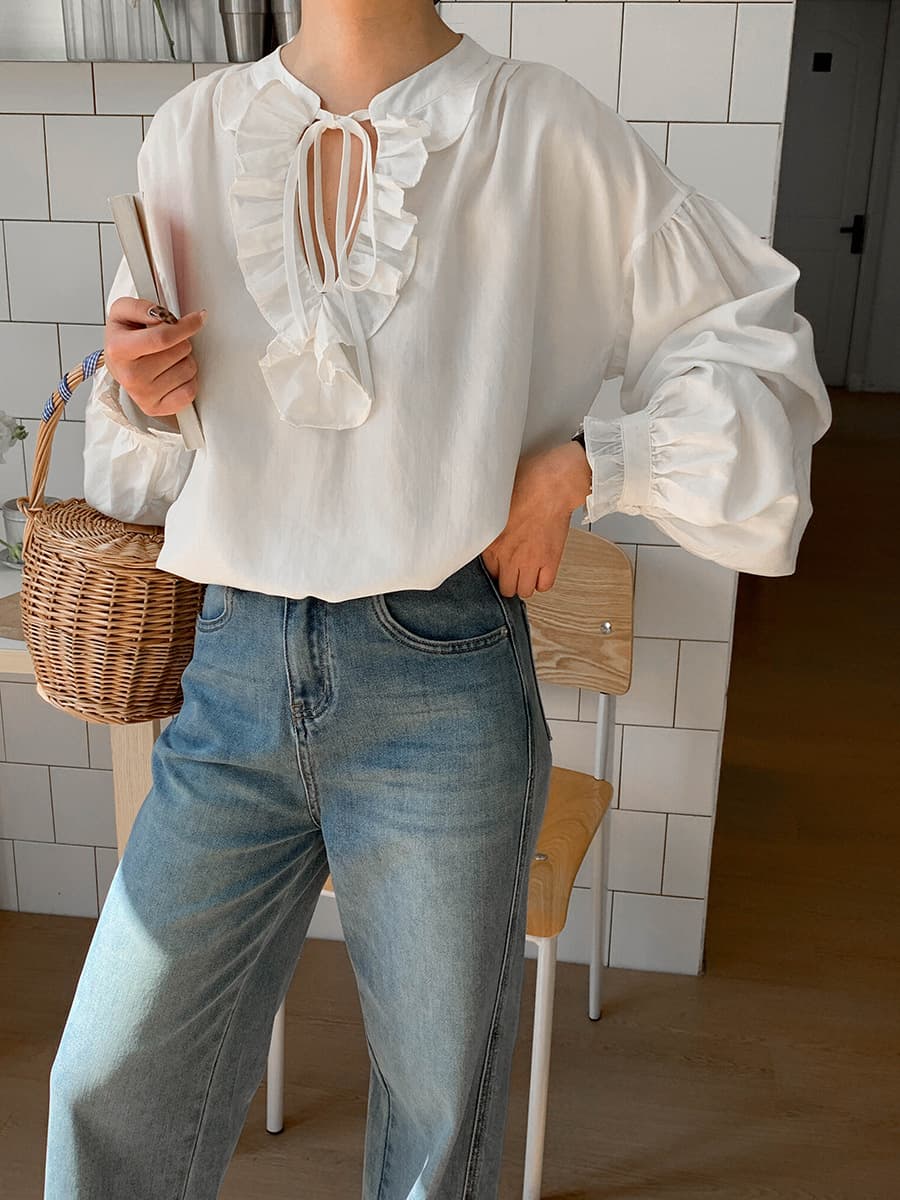 ゆったりシルエット リラックスストレートデニム