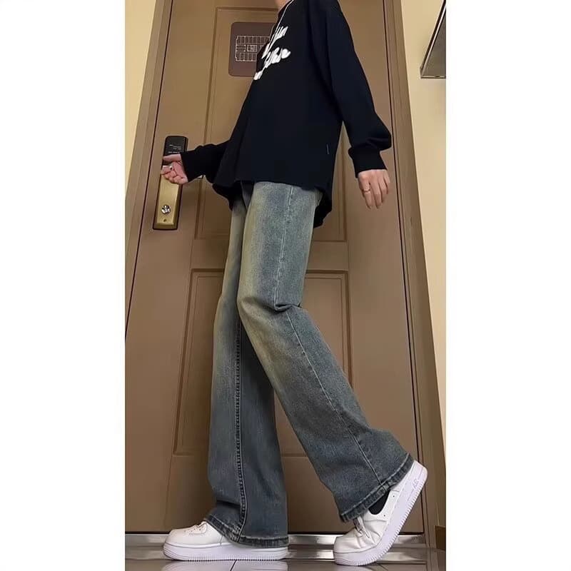 カジュアルストレートデニム 美脚シルエット