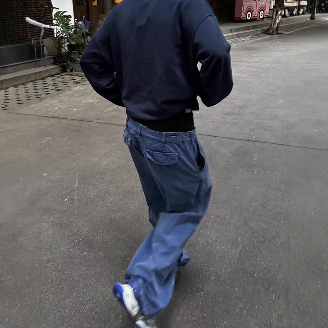 リラックスストレートデニム